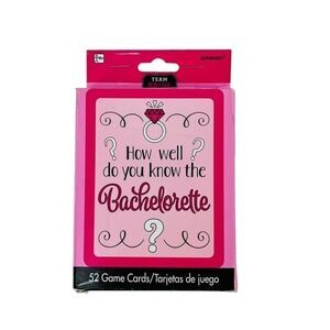 Bachelorette Party Card Game How Well Do You Know The Bachelorette NEW